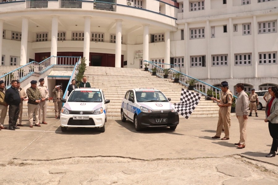 DGP Nagaland, Rupin Sharma, IPS launched two ‘Traffic Patrol’ LMV vehicles for DEF Kohima on April 3.